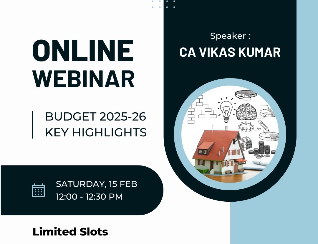 Join Us for an Insightful Webinar on Budget 2025-26!